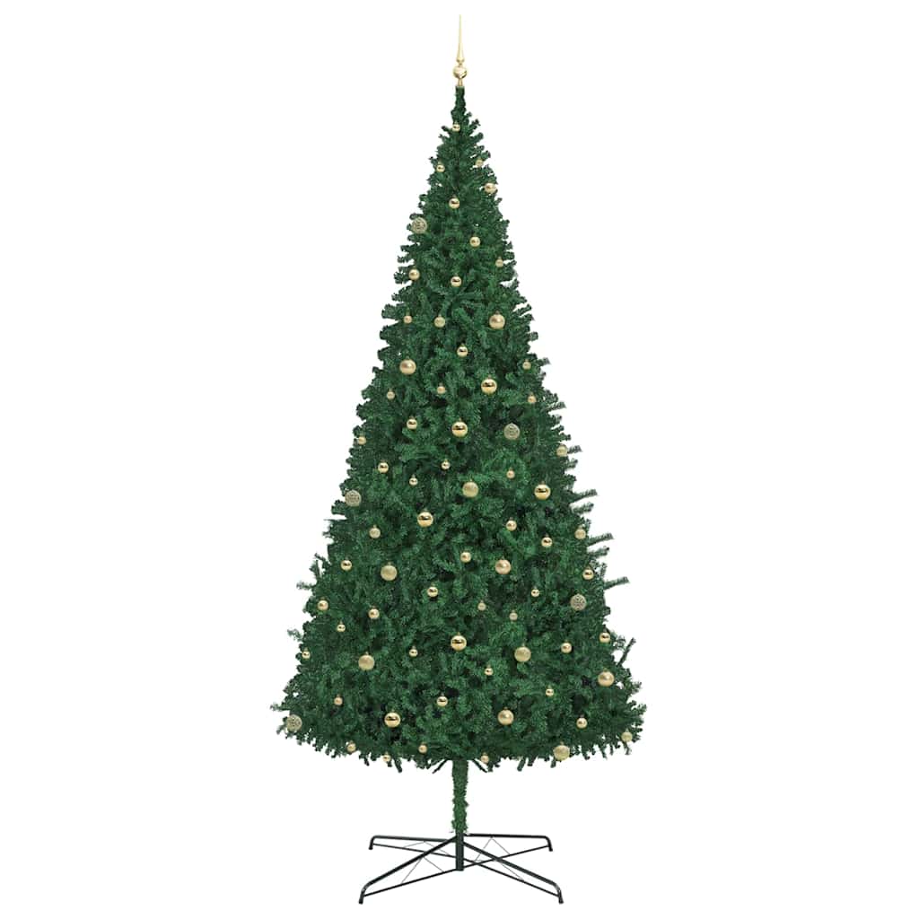 Kerstboom met decoratieve touwlichten Groen 400 cm PVC