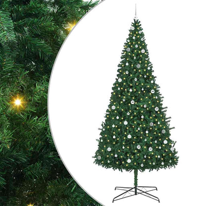Kerstboom met decoratieve touwlichten Groen 400 cm PVC