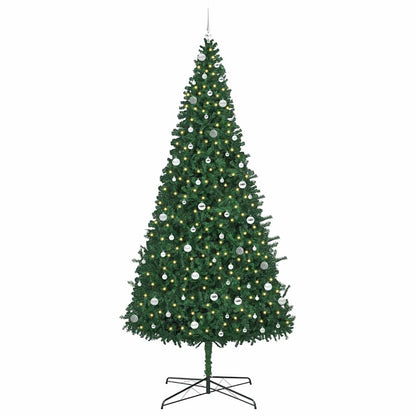 Kerstboom met decoratieve touwlichten Groen 400 cm PVC