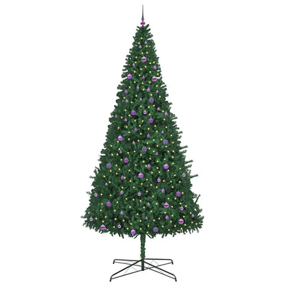 Kerstboom met decoratieve touwlichten Groen 400 cm PVC