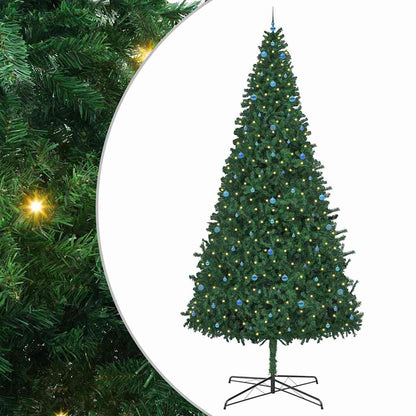 Kerstboom met decoratieve touwlichten Groen 400 cm PVC