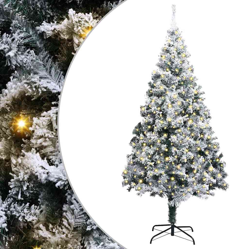 Kunst Kerstboom met verlichting met 300 LED Groen 400 cm PVC
