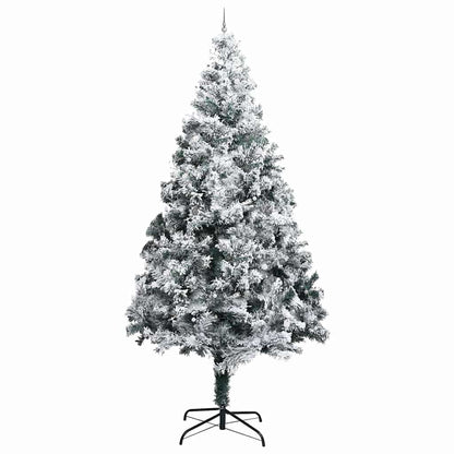 Kunst kerstboom met verlichting en ballen Groen 400 cm PVC