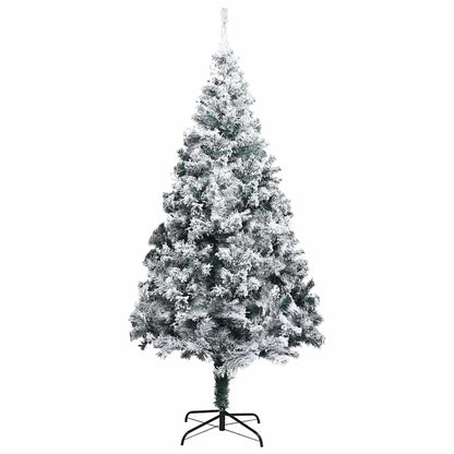 Kunst kerstboom met verlichting en ballen Groen 400 cm PVC
