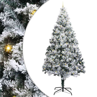 Kunstkerstboom met verlichting en ballen set Groen 400 cm PVC
