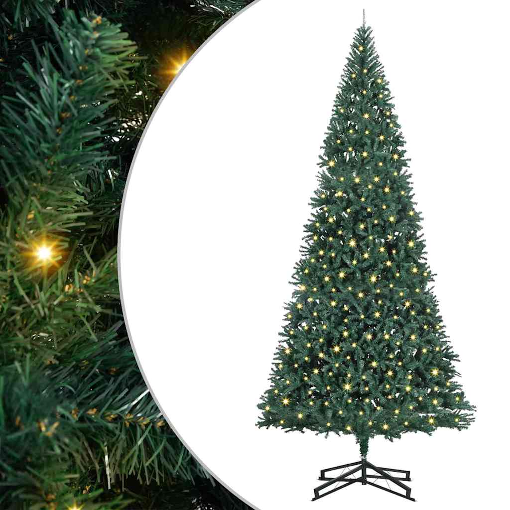 Kunst Kerstboom met verlichting met 300 LED Groen 500 cm PVC