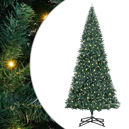 Kunst Kerstboom met verlichting met 300 LED Groen 500 cm PVC