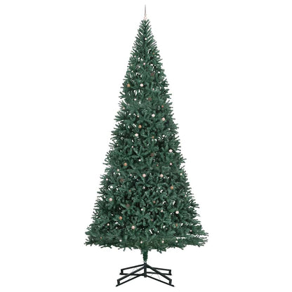 Artificial Pre-lit Kerstboom met Ballenset Groen 500 cm PVC
