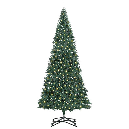Artificial Pre-lit Kerstboom met Ballenset Groen 500 cm PVC