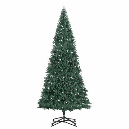 Artificial Pre-lit Kerstboom met Ballenset Groen 500 cm PVC