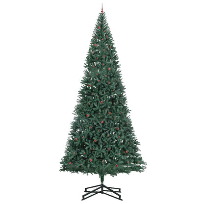 Artificial Pre-lit Kerstboom met Ballenset Groen 500 cm PVC