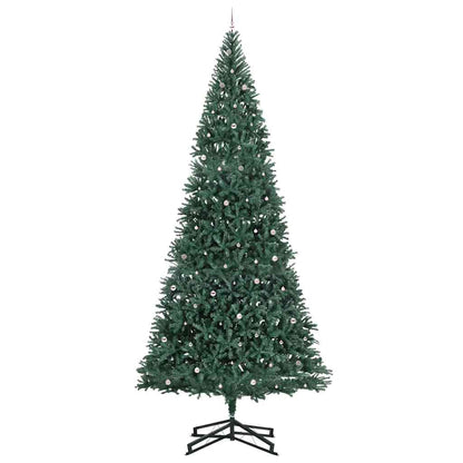 Artificial Pre-lit Kerstboom met Ballenset Groen 500 cm PVC