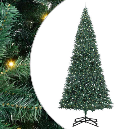 Artificial Pre-lit Kerstboom met Ballenset Groen 500 cm PVC