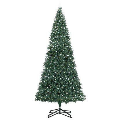 Artificial Pre-lit Kerstboom met Ballenset Groen 500 cm PVC