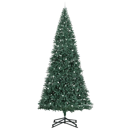 Artificial Pre-lit Kerstboom met Ballenset Groen 500 cm PVC