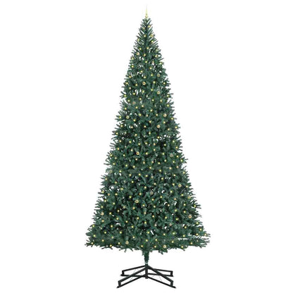 Artificial Pre-lit Kerstboom met Ballenset Groen 500 cm PVC