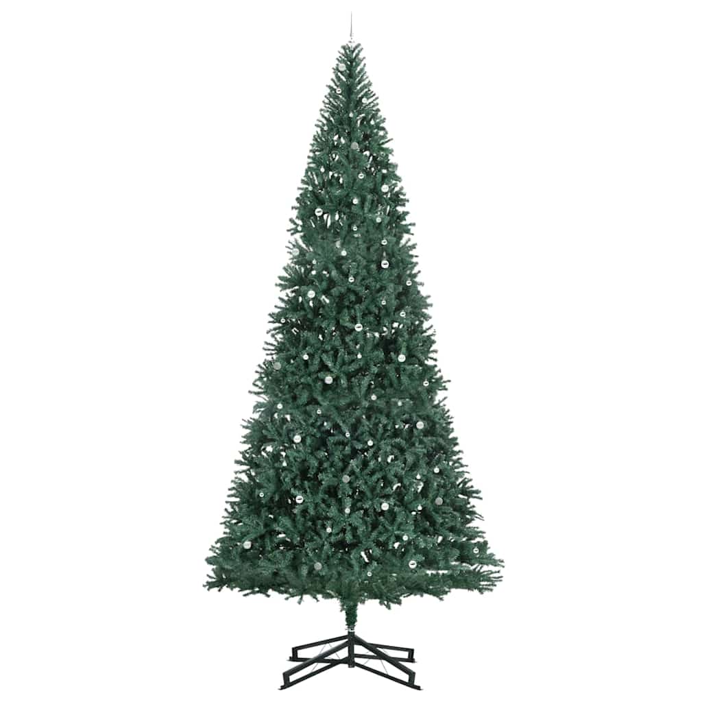 Artificial Pre-lit Kerstboom met Ballenset Groen 500 cm PVC