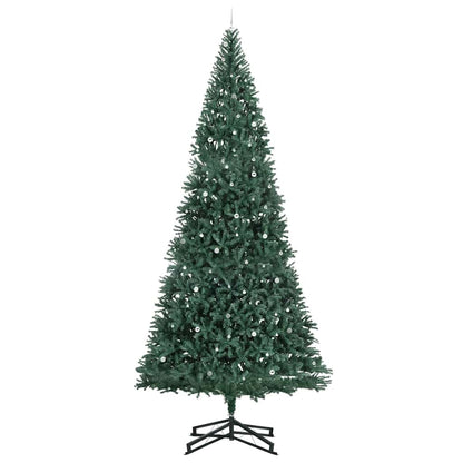 Artificial Pre-lit Kerstboom met Ballenset Groen 500 cm PVC