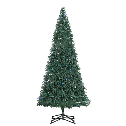 Artificial Pre-lit Kerstboom met Ballenset Groen 500 cm PVC