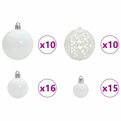 Slanke Kerstboom Groen 210 cm PVC en massief dennenhout