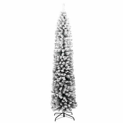 Kunstkerstboom Groen 210 cm PVC en Staal en Kunststof