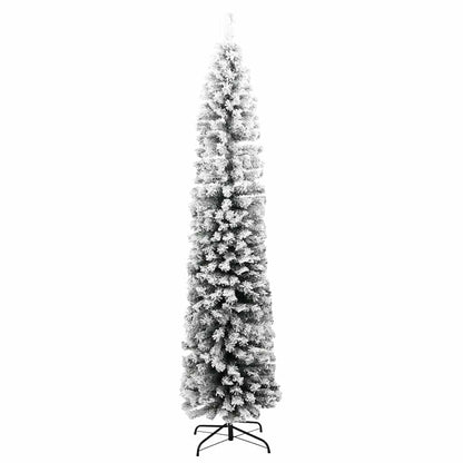 Kunstkerstboom Groen 210 cm PVC en Staal en Kunststof