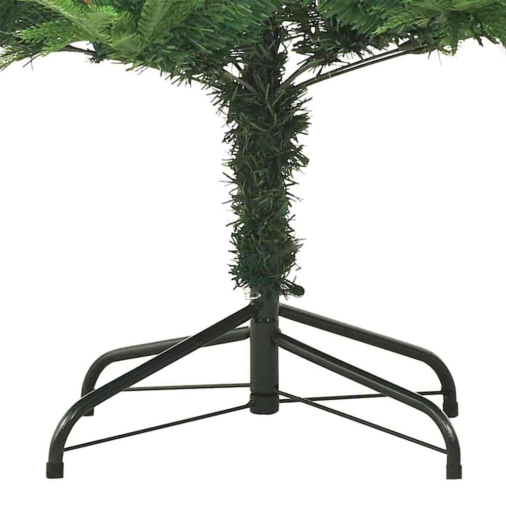 Kunstmatig Voorverlicht Kerstboom Groen 180 cm PVC en PE