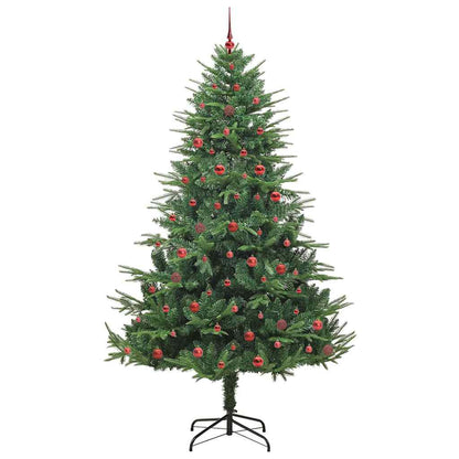 Kunstmatige Vorstverlichte Kerstboom met Bal Set Groen 240 cm