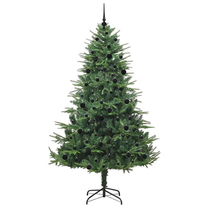 Kunstmatige Vorstverlichte Kerstboom met Bal Set Groen 240 cm