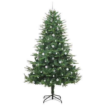 Kunstmatige Vorstverlichte Kerstboom met Bal Set Groen 240 cm
