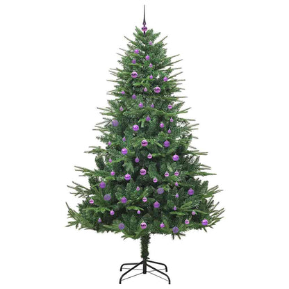 Kunstmatige Vorstverlichte Kerstboom met Bal Set Groen 240 cm