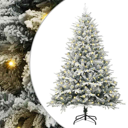 Kunstmatig Voorverlicht Kerstboom Groen 180 cm PVC en PE