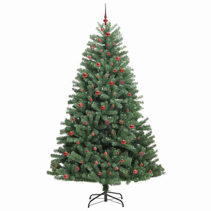 Kunstmatige Inklapbare Kerstboom Groen 270 cm PVC en Metaal