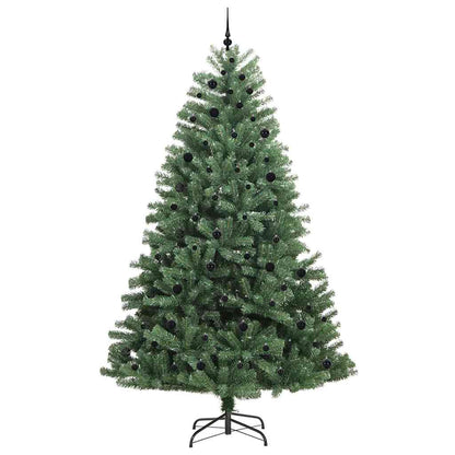 Kunstmatige Inklapbare Kerstboom Groen 270 cm PVC en Metaal