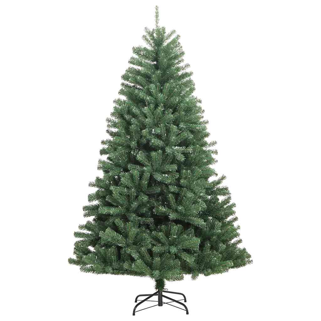 Kunstmatige Inklapbare Kerstboom Groen 270 cm PVC en Metaal