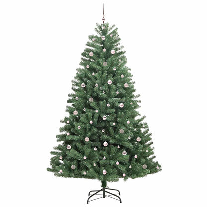 Kunstmatige Inklapbare Kerstboom Groen 270 cm PVC en Metaal
