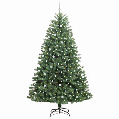 Kunstmatige Inklapbare Kerstboom Groen 270 cm PVC en Metaal