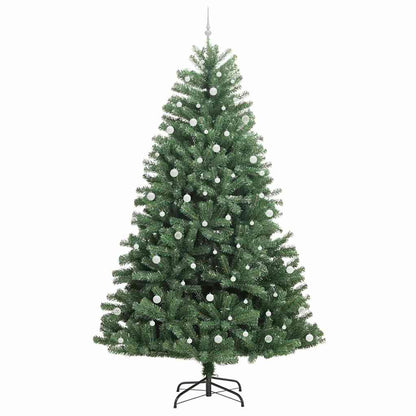 Kunstmatige Inklapbare Kerstboom Groen 270 cm PVC en Metaal
