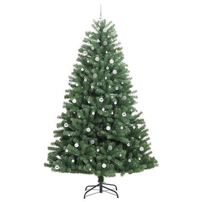 Kunstmatige Inklapbare Kerstboom Groen 270 cm PVC en Metaal
