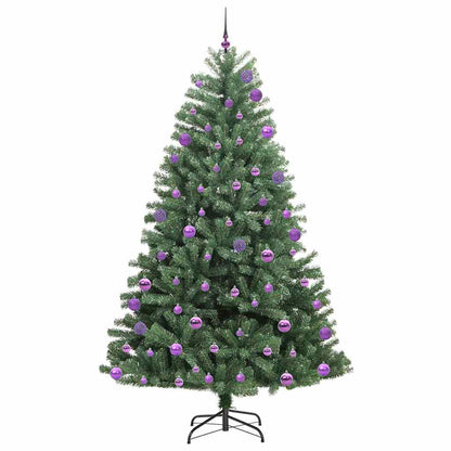 Kunstmatige Inklapbare Kerstboom Groen 270 cm PVC en Metaal
