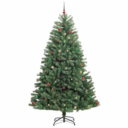 Kunstmatige Inklapbare Kerstboom Groen 270 cm PVC en Metaal