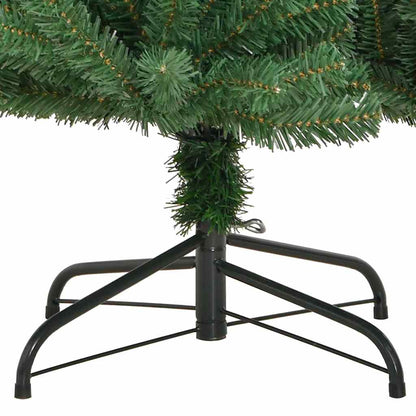 Kunstmatige Inklapbare Kerstboom Groen 300 cm PVC en Metaal
