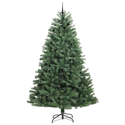 Kunstmatige Inklapbare Kerstboom Groen 300 cm PVC en Metaal