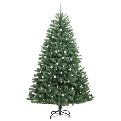 Kunstmatige Inklapbare Kerstboom Groen 300 cm PVC en Metaal