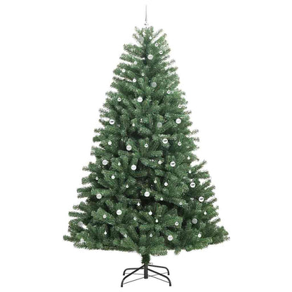 Kunstmatige Inklapbare Kerstboom Groen 300 cm PVC en Metaal
