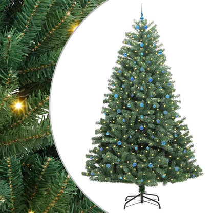Kunstmatige Inklapbare Kerstboom Groen 300 cm PVC en Metaal