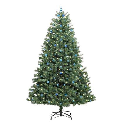 Kunstmatige Inklapbare Kerstboom Groen 300 cm PVC en Metaal