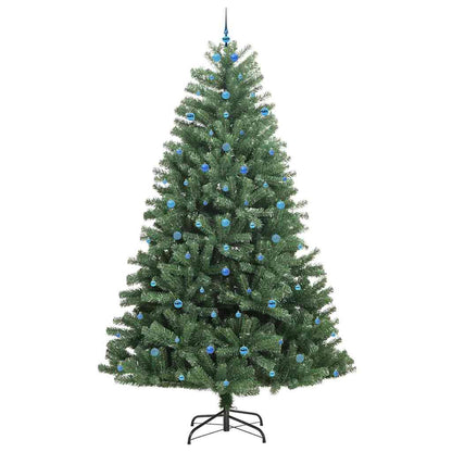 Kunstmatige Inklapbare Kerstboom Groen 300 cm PVC en Metaal