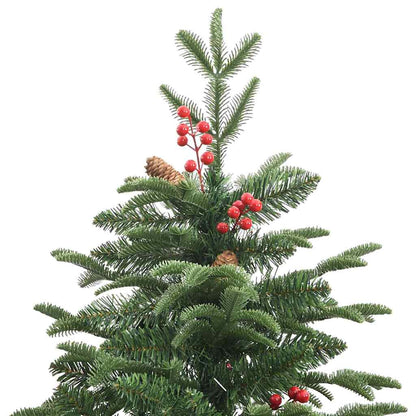 Kunstkerstboom Groen 180 cm PVC en Metaal en Plastic