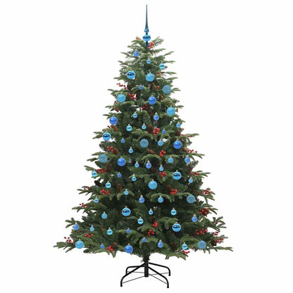Kunstkerstboom Groen 180 cm PVC en Metaal en Plastic